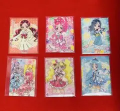 プリキュア　カード　ステッカー　合計6枚セット