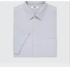 UNIQLO ドライイノンアイロンシャツ S ライトグレー　ワイシャツ　ビジネス