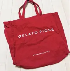 ジェラートピケ トートバッグ レッド 赤 推し活