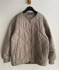 アーバンリサーチアイテムズ　ITEMS　中綿キルティングノーカラージャケット♪