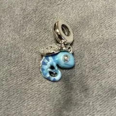 Pandora カメレオン　青　チャーム　パンドラのサムネイル