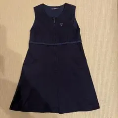 familiar お受験　ネイビー　ワンピース　120cm