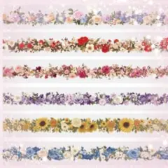 高品質！毎日発送♡おすそ分け☆海外マステ PETテープ 切り売り コラージュ