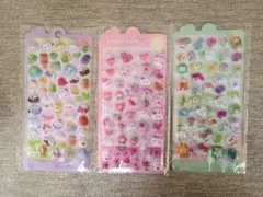 ENBEISEN キャラクター3Dシール 3シートセット