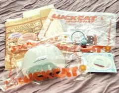 LUCKCAT ふわもちスクイーズ 大福スイーツ　ラムネソーダ　水色のサムネイル
