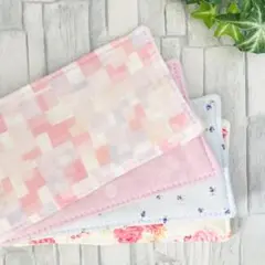 無添加ガーゼのハンカチ4枚セット/H115