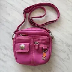 U.S. POLO ASSN. ピンク ショルダーバッグ