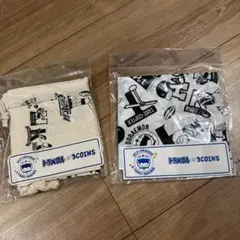新品未使用⭐︎ドラえもん 巾着二枚セット&ハンカチ ２点セット　スリーコインズ