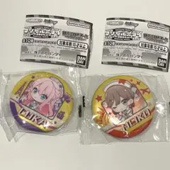 マジカルミライ　2024 あそーと　ガシャポンくじ　ルカ　メイコ　缶バッジ