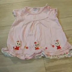 ミキハウス　半袖　 90 ピンク　うさこちゃん