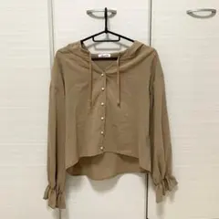 アリーム Areeam ほろ苦いコーヒーブラウス