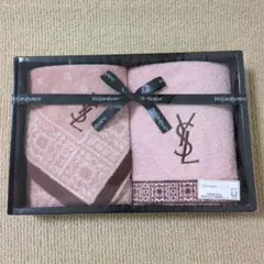 【新品未使用】Yves Saint Laurent ゲストタオルセット2枚組