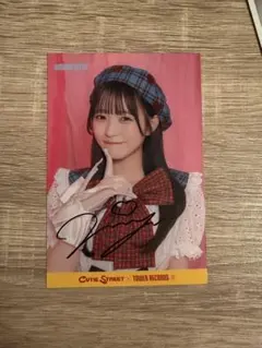 か*な様 CUTIESTREET 梅田みゆ　ユニット衣装　サイン入りポストカード
