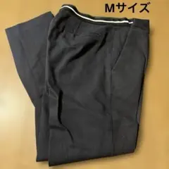 UNIQLO ストレートパンツ　ネイビー　Mサイズ スラックス ウエストゴム