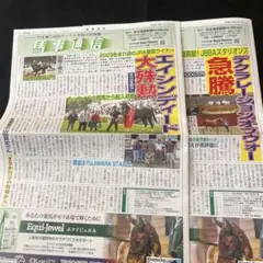 馬事通信　北海道新聞　競馬新聞　 2025年8月15日 9月1日