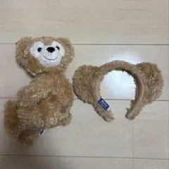 ダッフィー　カチューシャ　ポシェット