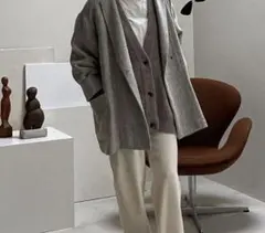 argue grandpa cardigan beige