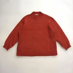 niko and 差し色に◎ オレンジ クルーネックニット ゆったり カジュアル