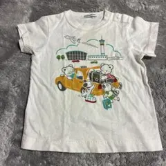 familiar 飛行機 タクシー Tシャツ　90