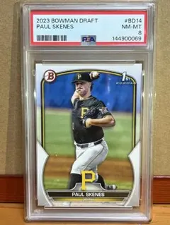 【PSA8】 2023 TOPPS BOWMAN ポール・スキーンズ 1ST