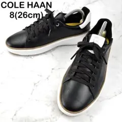 【超美品】COLE HAAN レザー 本革 黒 26 グランドプロ トップスピン