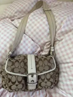 Coach ショルダーバッグ ブラウン/ベージュ