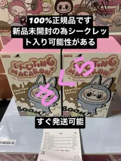 正規品・未開封LABUBU ラブブ EXCITING MACARON 2個
