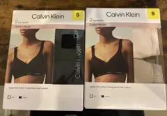 Calvin Klein 2 Pack Bralette Sサイズ