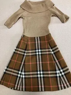 バーバリーロンドン ドッキング ニットワンピース 三陽商会