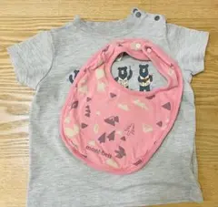 mont-bell クマイラスト 半袖Tシャツとスタイセット