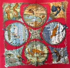 HERMES カレ Les Quatre Saisons スカーフ 85×85 - メルカリ