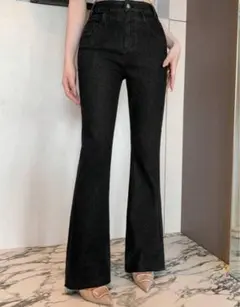 shein DAZY デニムパンツ フレアデニムパンツ