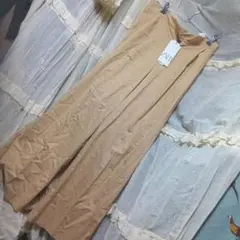 ZARA ワイドパンツ ベージュ 新品
