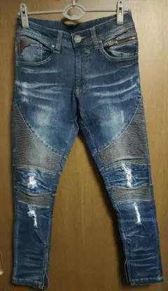 MCD More Core Division 加工デニムパンツ