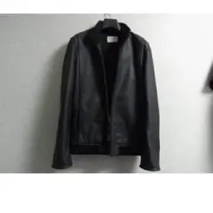 《美品》STUDIOUS ラムレザースタンドカラージャケット