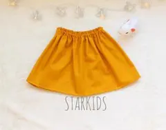 オーダー受付中♡マスタードイエローギャザースカート