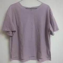 フリル袖ブラウス ピンクパープル M 【Live in comfort】のサムネイル