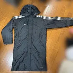 ベンチコート adidas 160cm サッカー 裏ボア