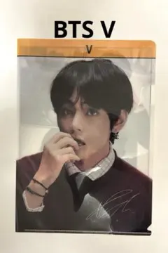 V テヒョン　テテ　BTS　防弾少年団　クリアファイル
