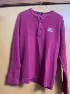 BURBERRY BLACK LABEL サーマルシャツピンク