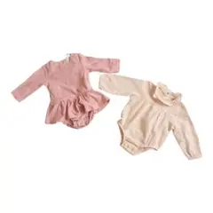 【新品タグ付きあり】ZARA ベビー ロンパース 2点セット 美品