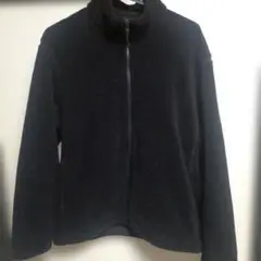 UNIQLOブラック フリースジャケット フルジップ