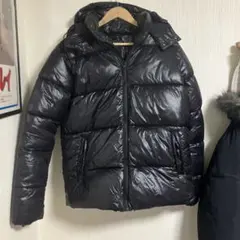 US テカテカダウン　ブラック　Sサイズ
