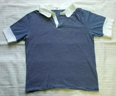 値下げ★ママイクコ ボーダーポロシャツ★Mサイズ