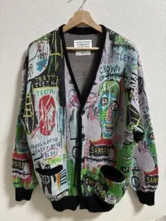 ワコマリア バスキア モヘア カーディガン M