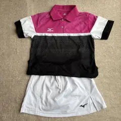 Mizuno テニス ポロシャツ スカート セット