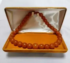 琥珀 ネックレス