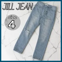 JILLJEAN ダメージジーンズ デニムパンツ サイズ4 Mサイズ レディース