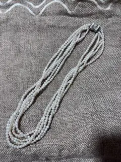 田崎 TASAKI ベビーパール5連ネックレス シルバー金具 本真珠 41cm