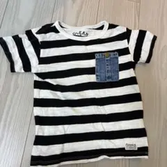 OCEAN ストライプ Tシャツ デニムポケット付きのサムネイル